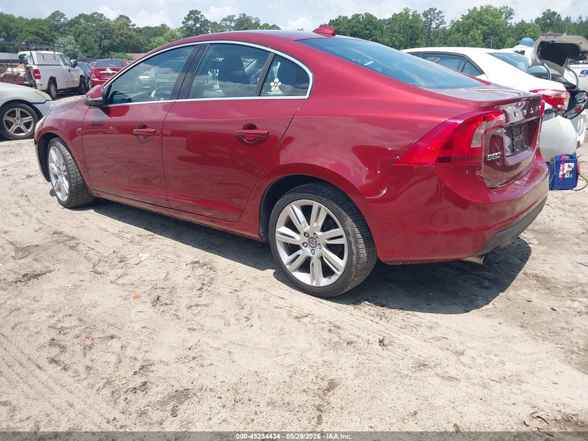 2012 Volvo S60 VIN YV1902FH8C2057629 IAAI salvage auction — RIGHT FRONT, Salvage Title, sold $400 on 2026-07-21 (photo 3)