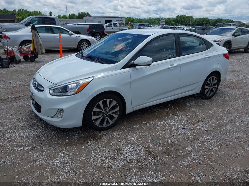 2016 Hyundai Accent VIN KMHCU4AEXGU046100 IAAI salvage auction — NORMAL WEAR, Salvage Title, sold $175 on 2026-07-27 (photo 2)