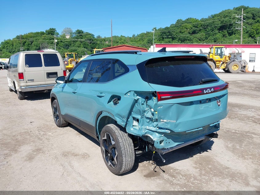 2025 Kia Seltos VIN KNDERCAA1S7811918 IAAI salvage auction — REAR END, Salvage (Pennsylvania), sold $8,950 on 2026-07-21 (photo 3)