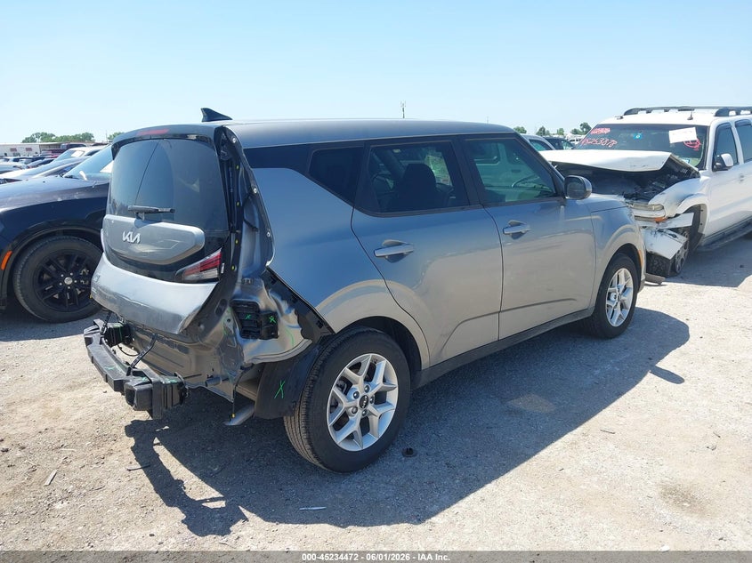 2025 Kia Soul VIN KNDJ23AU5S7948289 IAAI salvage auction — REAR END, Salvage Title, sold $5,250 on 2026-07-21 (photo 4)