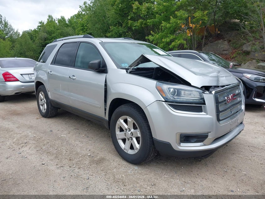 2016 Gmc Acadia VIN 1GKKVNEDXGJ230320 IAAI salvage auction — FRONT END, Clear (Massachusetts), sold $1,400 on 2026-07-29 (photo 1)