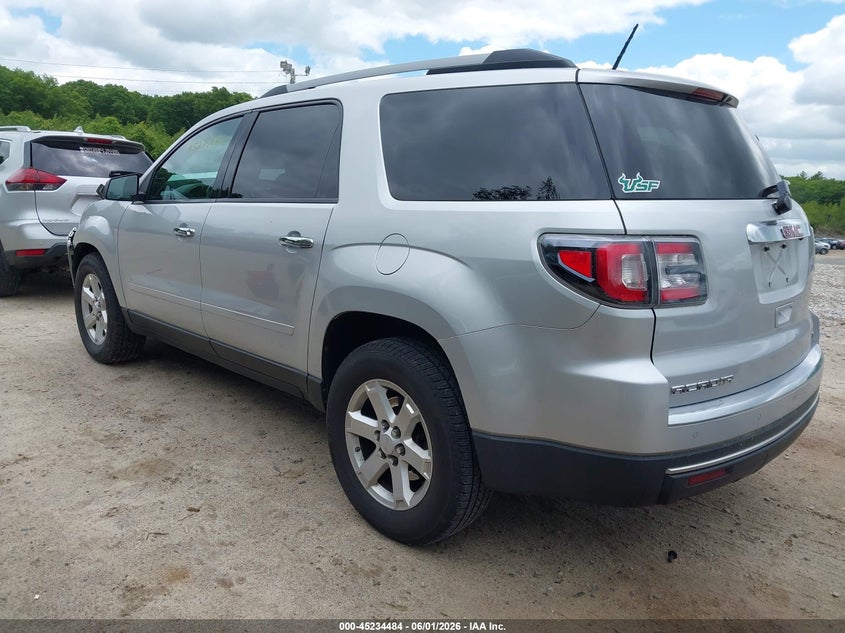 2016 Gmc Acadia VIN 1GKKVNEDXGJ230320 IAAI salvage auction — FRONT END, Clear (Massachusetts), sold $1,400 on 2026-07-29 (photo 3)
