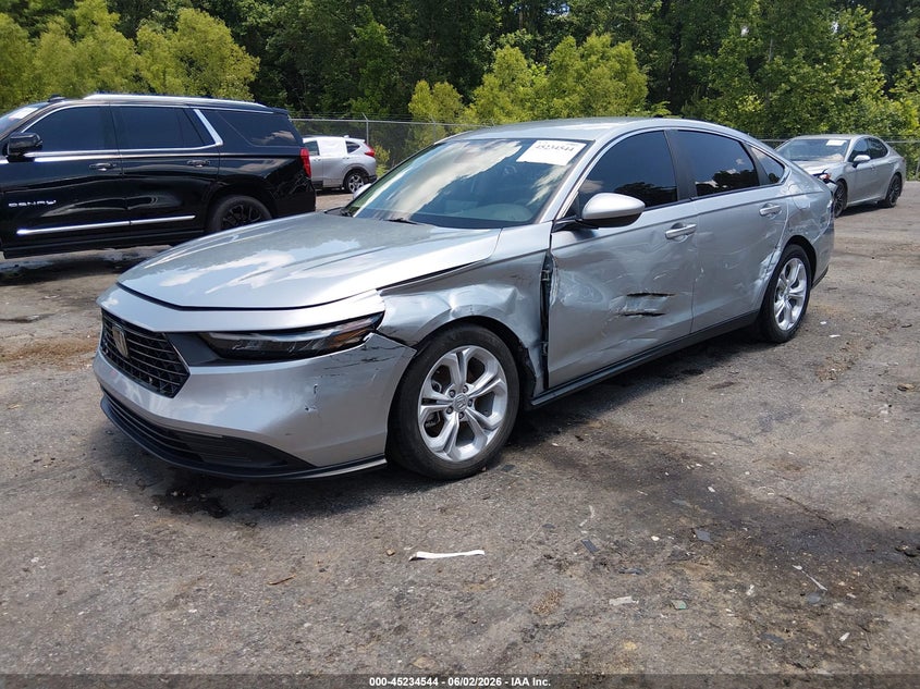 2025 Honda Accord VIN 1HGCY1F28SA000556 IAAI salvage auction — SIDE, Salvage Title, sold $7,300 on 2026-07-29 (photo 2)