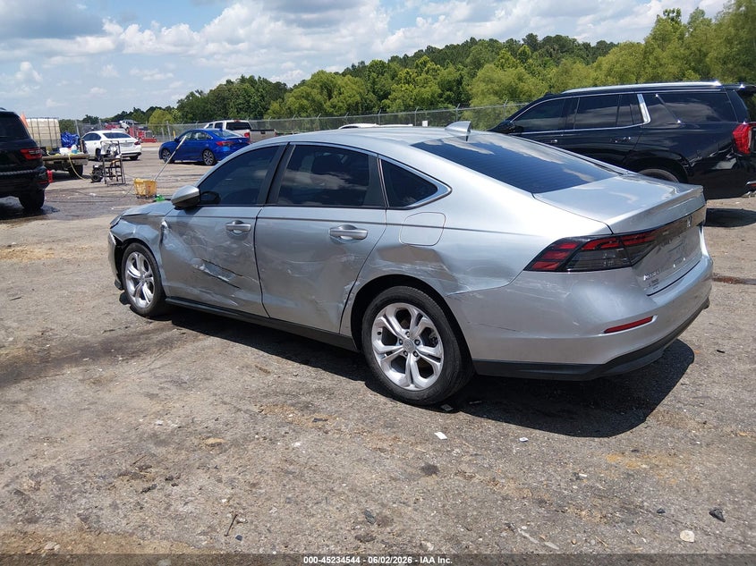 2025 Honda Accord VIN 1HGCY1F28SA000556 IAAI salvage auction — SIDE, Salvage Title, sold $7,300 on 2026-07-29 (photo 3)