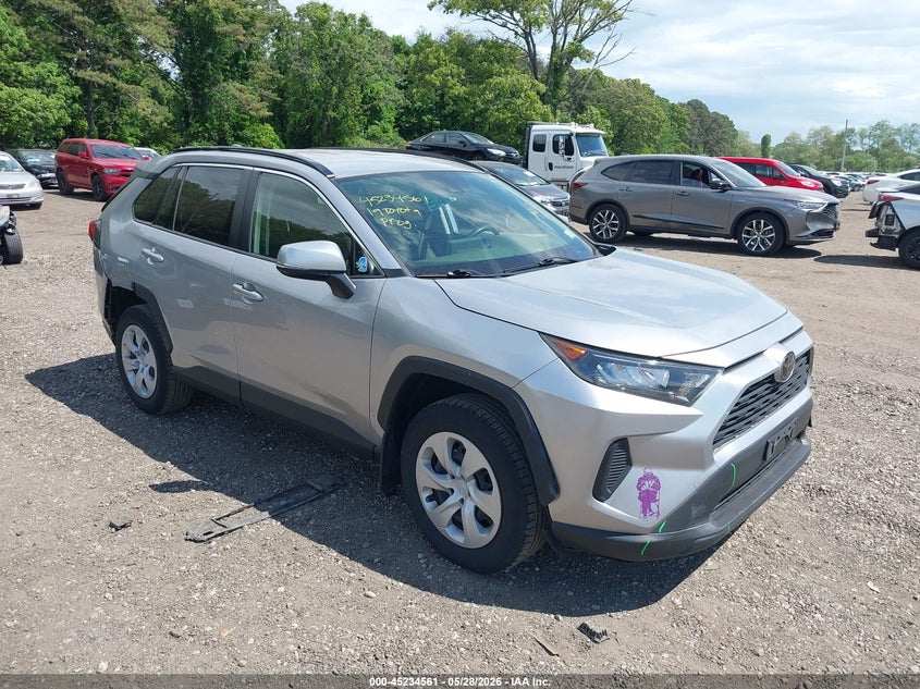 2019 Toyota Rav 4 VIN JTMG1RFV2KJ021724 IAAI salvage auction — REAR END, Salvage Title, sold $9,200 on 2026-07-07 (photo 1)