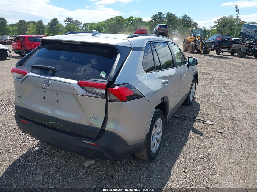 2019 Toyota Rav 4 VIN JTMG1RFV2KJ021724 IAAI salvage auction — REAR END, Salvage Title, sold $9,200 on 2026-07-07 (photo 4)