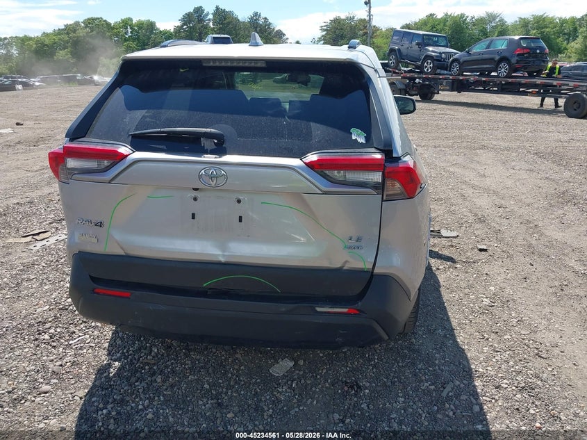 2019 Toyota Rav 4 VIN JTMG1RFV2KJ021724 IAAI salvage auction — REAR END, Salvage Title, sold $9,200 on 2026-07-07 (photo 6)