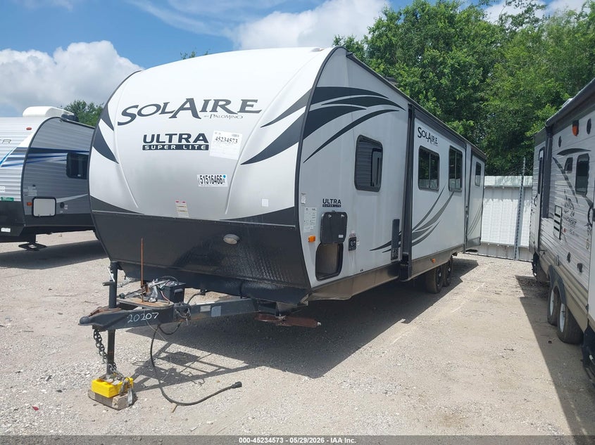 2016 Forest river Solaire camper VIN 4X4TPAH25GN020207 IAAI salvage auction — SIDE, Clear (Georgia), sold $3,550 on 2026-07-06 (photo 6)