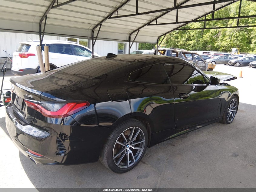 2021 BMW 4er VIN WBA73AP02MCG28650 IAAI salvage auction — FRONT END, Wait Title, sold $8,000 on 2026-10-07 (photo 4)