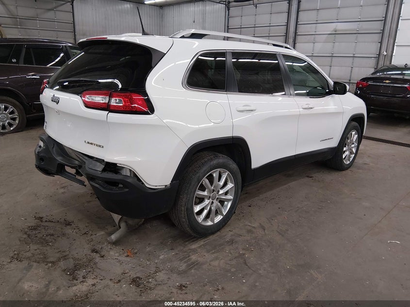 2017 Jeep Cherokee VIN 1C4PJMDS5HW613173 IAAI salvage auction — REAR END, Salvage (Minnesota), sold $1,800 on 2026-08-27 (photo 4)