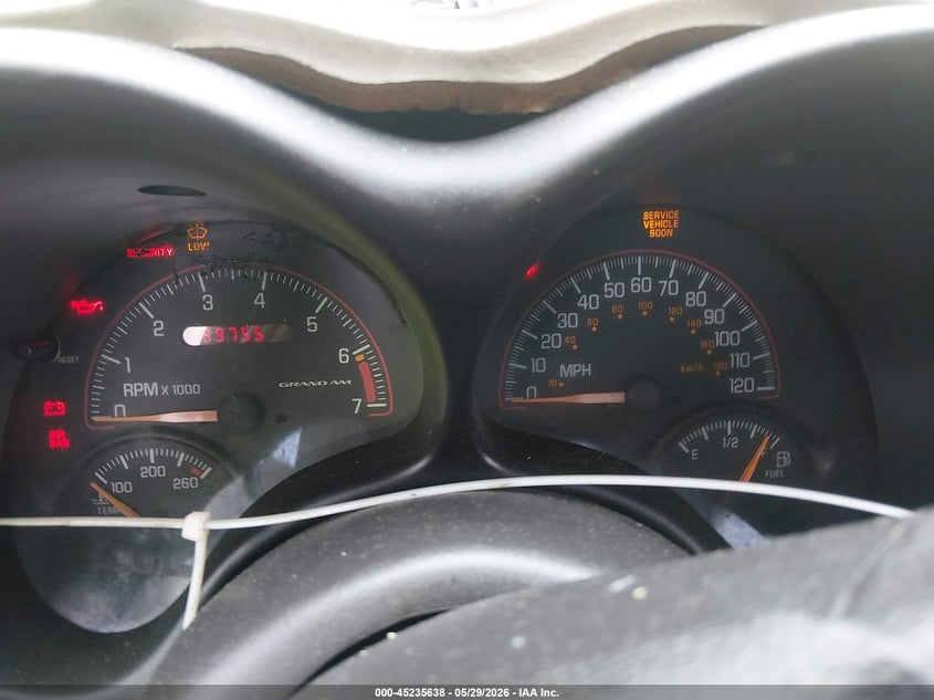 2005 Pontiac Grand am VIN 1G2NE52E15M219339 IAAI salvage auction — FRONT END, Clear (Tennessee), sold $225 on 2026-07-07 (photo 7)