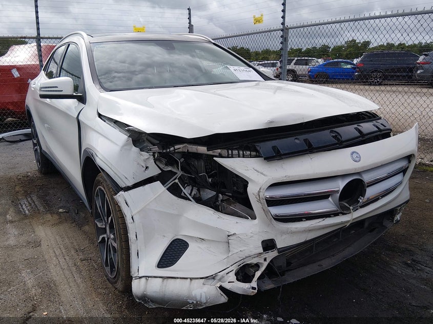 2015 Mercedes-benz Gla-klasse VIN WDCTG4EB7FJ182285 IAAI salvage auction — FRONT END, Salvage (Louisiana), sold $2,100 on 2026-07-13 (photo 1)