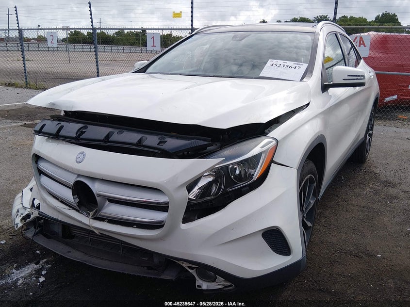 2015 Mercedes-benz Gla-klasse VIN WDCTG4EB7FJ182285 IAAI salvage auction — FRONT END, Salvage (Louisiana), sold $2,100 on 2026-07-13 (photo 2)