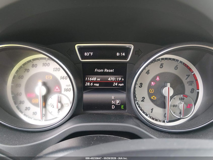 2015 Mercedes-benz Gla-klasse VIN WDCTG4EB7FJ182285 IAAI salvage auction — FRONT END, Salvage (Louisiana), sold $2,100 on 2026-07-13 (photo 7)