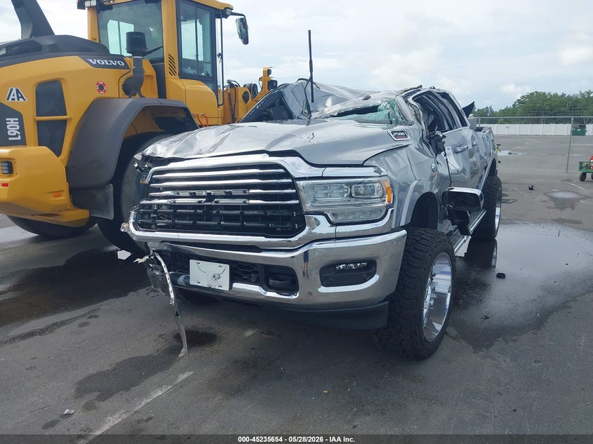 2021 Ram 2500 VIN 3C6UR5GLXMG624045 IAAI salvage auction — ROLLOVER, Certificate Of Destruction (Florida), sold $9,100 on 2026-07-20 (photo 2)