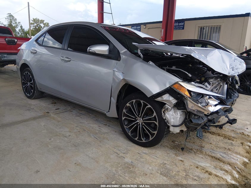 2015 Toyota Corolla VIN 5YFBURHE0FP345528 IAAI salvage auction — FRONT END, Salvage Title, sold $1,800 on 2026-07-14 (photo 1)