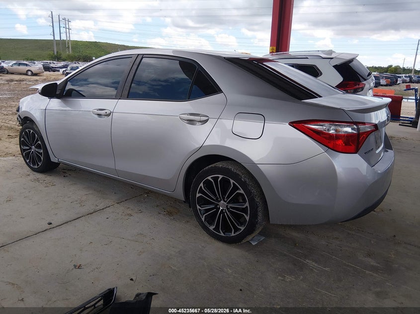 2015 Toyota Corolla VIN 5YFBURHE0FP345528 IAAI salvage auction — FRONT END, Salvage Title, sold $1,800 on 2026-07-14 (photo 3)