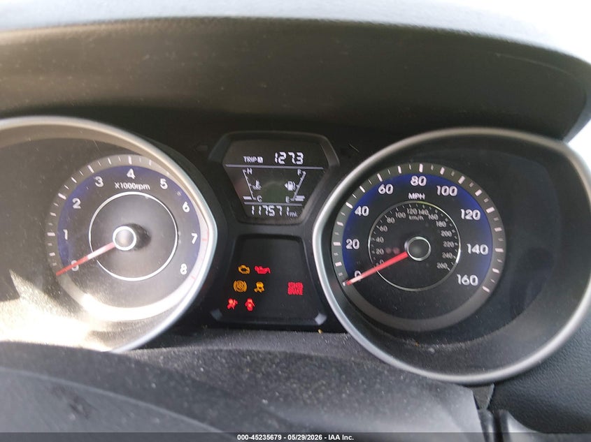 2015 Hyundai Elantra VIN KMHDH4AE9FU225784 IAAI salvage auction — FRONT END, Salvage Title, sold $675 on 2026-07-09 (photo 7)