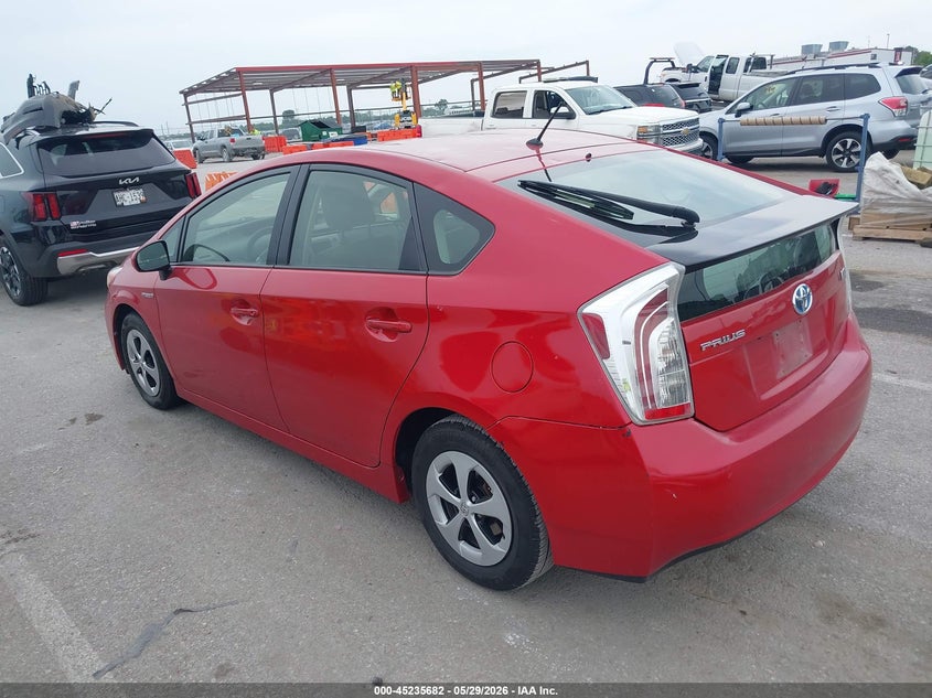 2015 Toyota Prius VIN JTDKN3DUXF1909388 IAAI salvage auction — HAIL, Salvage (Illinois), sold $2,350 on 2026-07-14 (photo 3)