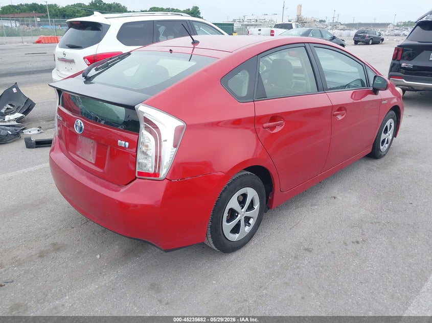 2015 Toyota Prius VIN JTDKN3DUXF1909388 IAAI salvage auction — HAIL, Salvage (Illinois), sold $2,350 on 2026-07-14 (photo 4)