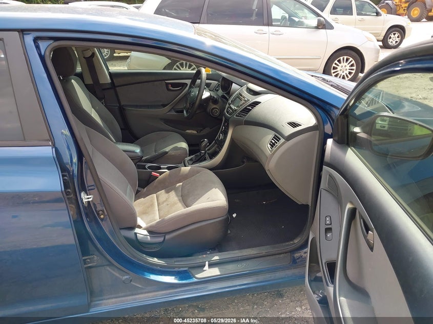 2014 Hyundai Elantra VIN KMHDH4AE6EU083134 IAAI salvage auction — FRONT END, Salvage Title, sold $25 on 2026-07-31 (photo 5)