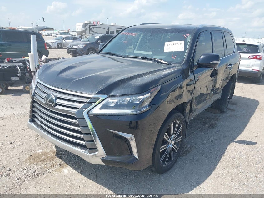 2021 Lexus Lx VIN JTJDY7AX0M4355955 IAAI salvage auction — LEFT SIDE, Original (Texas), sold $53,050 on 2026-08-24 (photo 2)