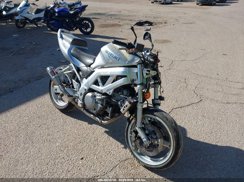 2003 Suzuki Sv650 VIN JS1VP53A332101300 IAAI salvage auction — FRONT END, Salvage (Arizona), sold $25 on 2026-07-23 (photo 1)