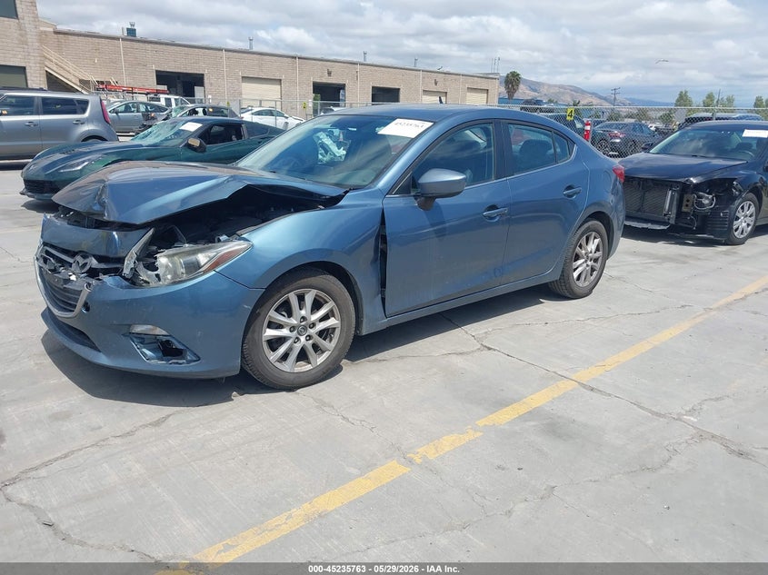 2014 Mazda 3 VIN JM1BM1W79E1192561 IAAI salvage auction — FRONT END, Salvage Title, sold $675 on 2026-07-19 (photo 2)