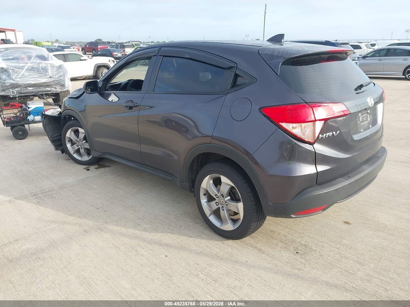 2017 Honda Hr-v VIN 3CZRU5H32HM725478 IAAI salvage auction — FRONT END, Original (Texas), sold $3,000 on 2026-07-31 (photo 3)