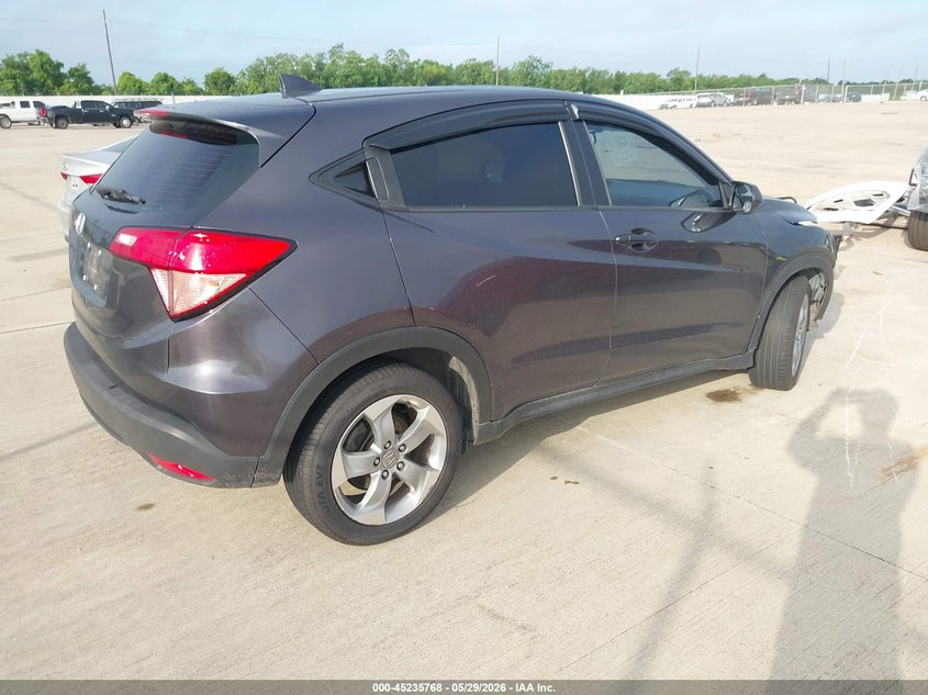2017 Honda Hr-v VIN 3CZRU5H32HM725478 IAAI salvage auction — FRONT END, Original (Texas), sold $3,000 on 2026-07-31 (photo 4)