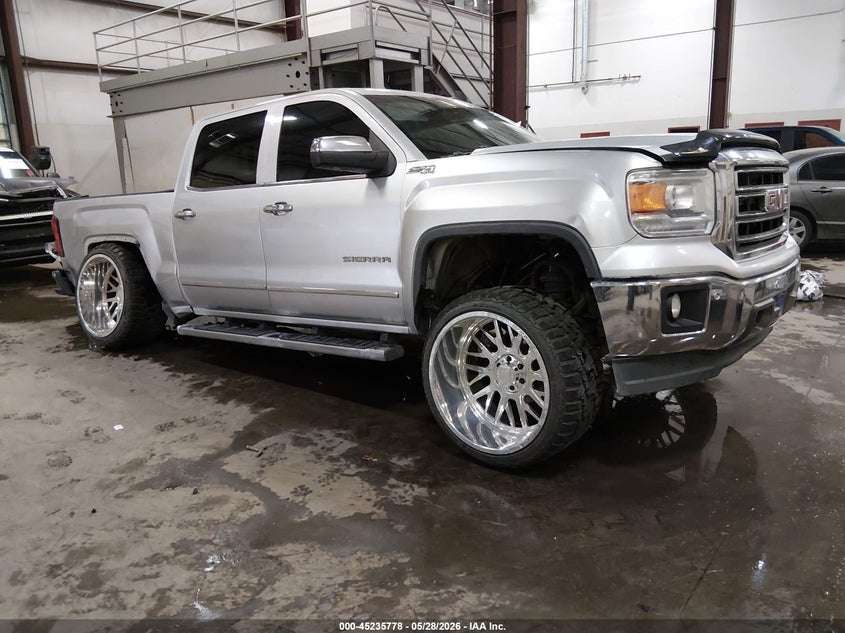 2015 Gmc SIERRA VIN 3GTU2VECAFG156917 IAAI salvage auction — LEFT REAR, Salvage Title, sold $25 on 2026-07-09 (photo 1)