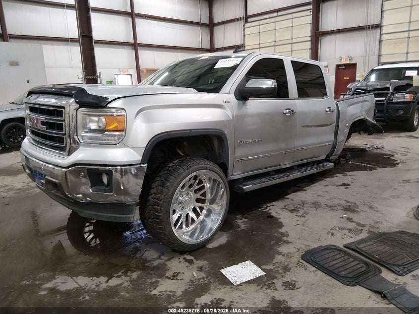 2015 Gmc SIERRA VIN 3GTU2VECAFG156917 IAAI salvage auction — LEFT REAR, Salvage Title, sold $25 on 2026-07-09 (photo 2)