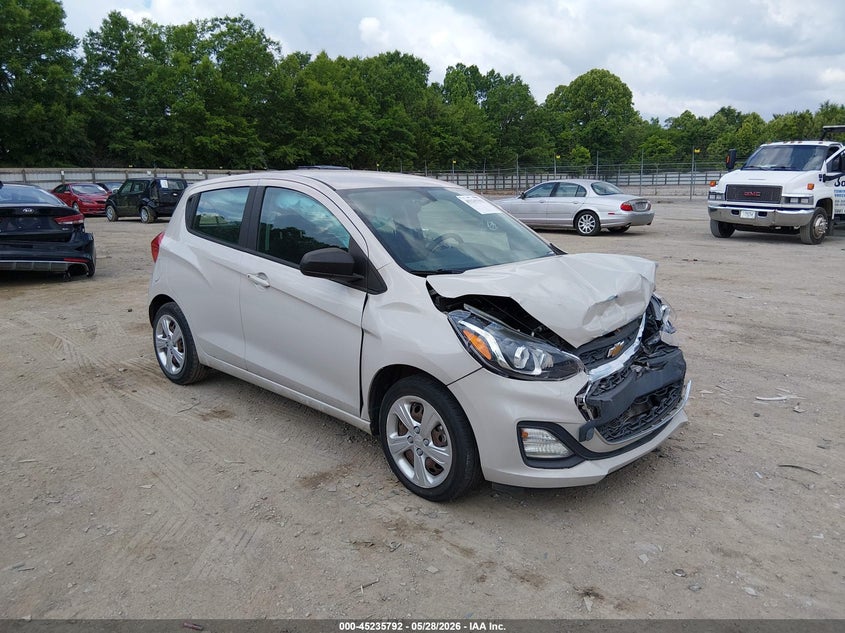 2021 Chevrolet Spark VIN KL8CA6SA9MC736810 IAAI salvage auction — FRONT END, Salvage Title, sold $800 on 2026-07-15 (photo 1)