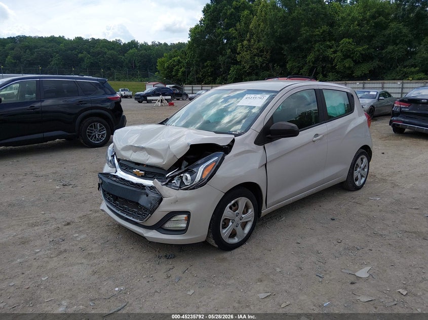 2021 Chevrolet Spark VIN KL8CA6SA9MC736810 IAAI salvage auction — FRONT END, Salvage Title, sold $800 on 2026-07-15 (photo 2)