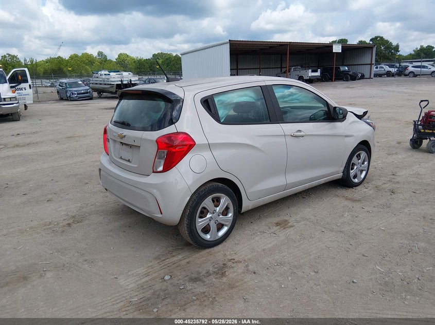 2021 Chevrolet Spark VIN KL8CA6SA9MC736810 IAAI salvage auction — FRONT END, Salvage Title, sold $800 on 2026-07-15 (photo 4)