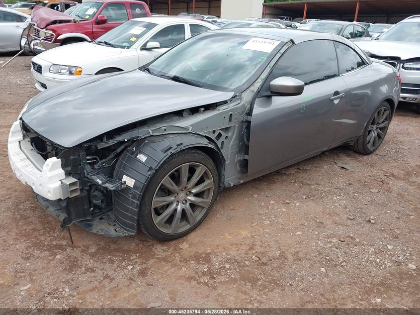 2009 Infiniti G37 VIN JNKCV66EX9M720799 IAAI salvage auction — FRONT END, Salvage (Alabama), sold $475 on 2026-07-08 (photo 2)