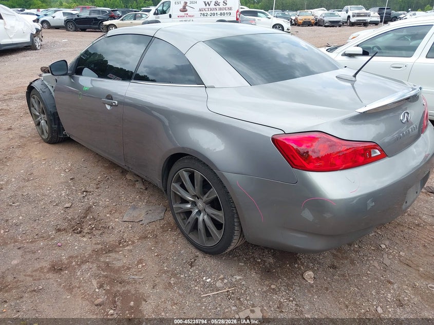 2009 Infiniti G37 VIN JNKCV66EX9M720799 IAAI salvage auction — FRONT END, Salvage (Alabama), sold $475 on 2026-07-08 (photo 3)