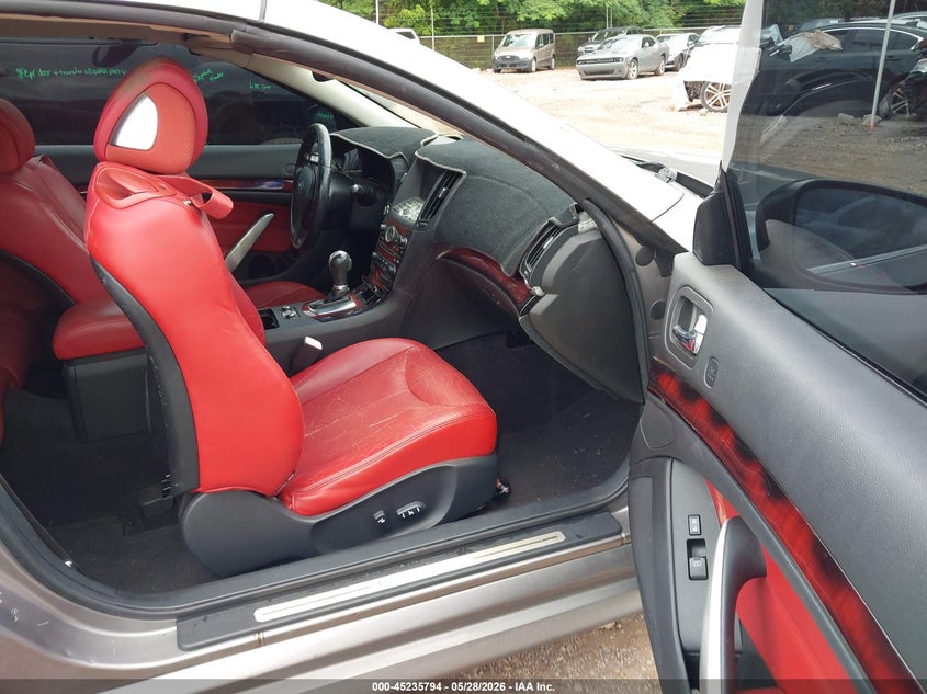 2009 Infiniti G37 VIN JNKCV66EX9M720799 IAAI salvage auction — FRONT END, Salvage (Alabama), sold $475 on 2026-07-08 (photo 5)