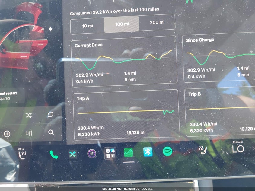 2018 Tesla Model 3 VIN 5YJ3E1EB0JF065397 IAAI salvage auction — RIGHT FRONT, Salvage Title, sold $5,200 on 2026-08-22 (photo 7)