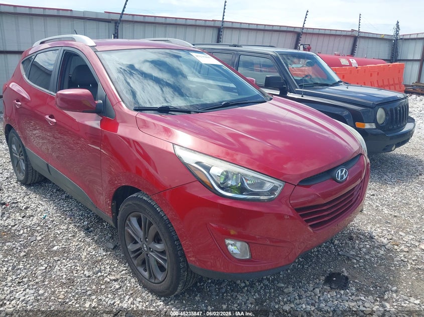 2015 Hyundai Tucson VIN KM8JUCAG8FU080876 IAAI salvage auction — NORMAL WEAR, Clear (Arkansas), sold $1,100 on 2026-07-16 (photo 1)