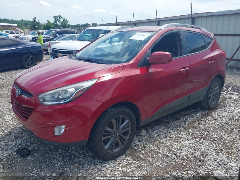 2015 Hyundai Tucson VIN KM8JUCAG8FU080876 IAAI salvage auction — NORMAL WEAR, Clear (Arkansas), sold $1,100 on 2026-07-16 (photo 2)