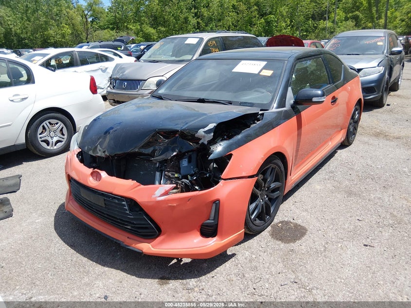 2015 Scion Tc VIN JTKJF5C77FJ005930 IAAI salvage auction — FRONT END, Salvage (Ohio), sold $425 on 2026-07-21 (photo 2)