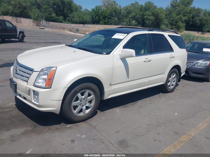 2008 Cadillac Srx VIN 1GYEE437180141110 IAAI salvage auction — FRONT & REAR, Clear (Utah), sold $575 on 2026-07-09 (photo 2)