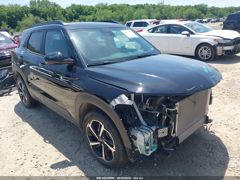 2023 Chevrolet Trailblazer VIN KL79MUSL3PB190950 IAAI salvage auction — FRONT END, Salvage Title, sold $8,000 on 2026-07-17 (photo 1)