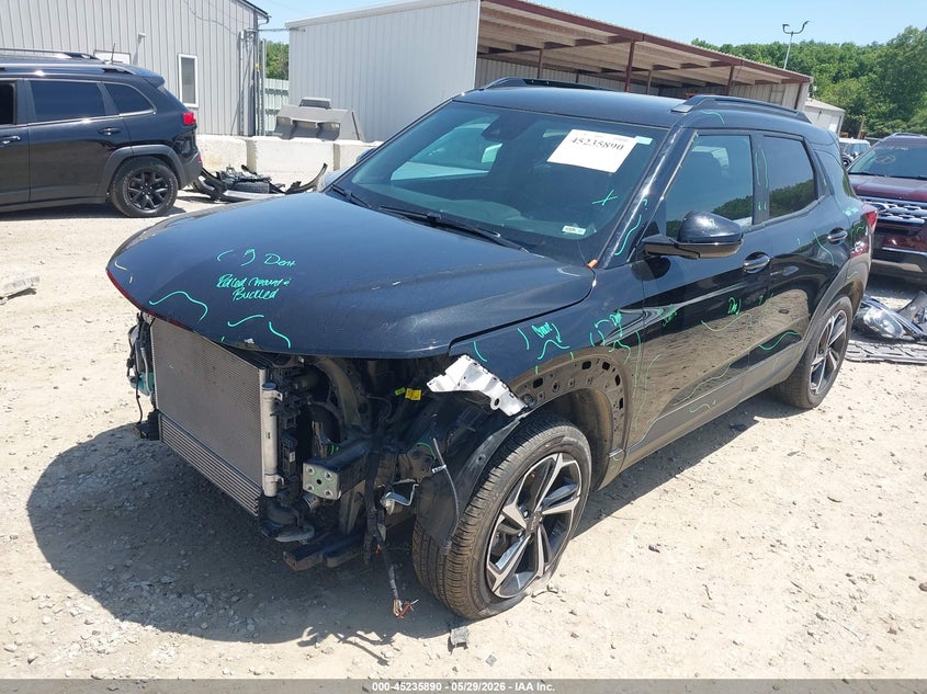 2023 Chevrolet Trailblazer VIN KL79MUSL3PB190950 IAAI salvage auction — FRONT END, Salvage Title, sold $8,000 on 2026-07-17 (photo 2)