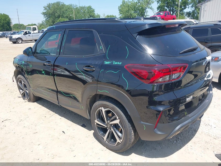 2023 Chevrolet Trailblazer VIN KL79MUSL3PB190950 IAAI salvage auction — FRONT END, Salvage Title, sold $8,000 on 2026-07-17 (photo 3)