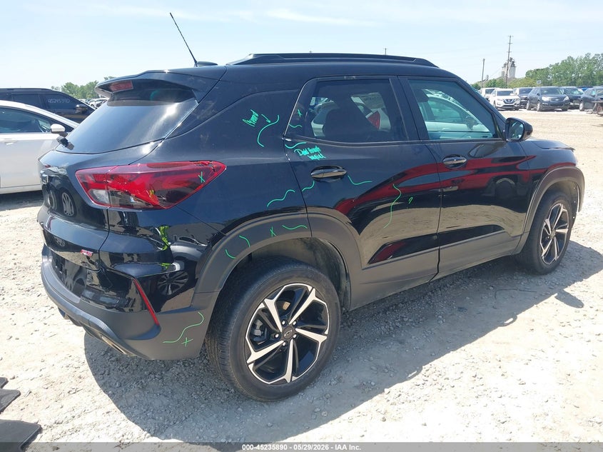 2023 Chevrolet Trailblazer VIN KL79MUSL3PB190950 IAAI salvage auction — FRONT END, Salvage Title, sold $8,000 on 2026-07-17 (photo 4)