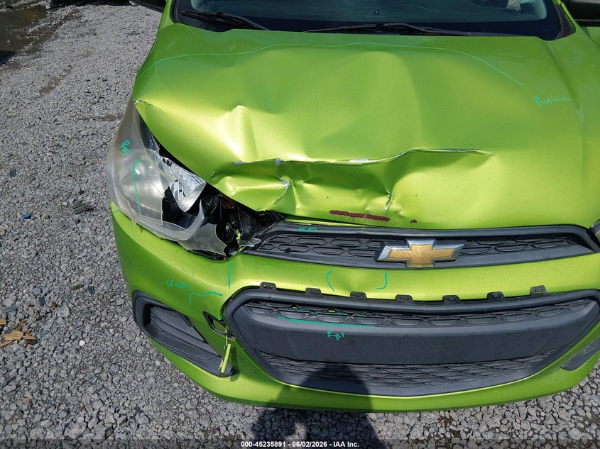 2016 Chevrolet Spark VIN KL8CB6SA2GC589957 IAAI salvage auction — FRONT END, Salvage Title, sold $50 on 2026-07-21 (photo 6)