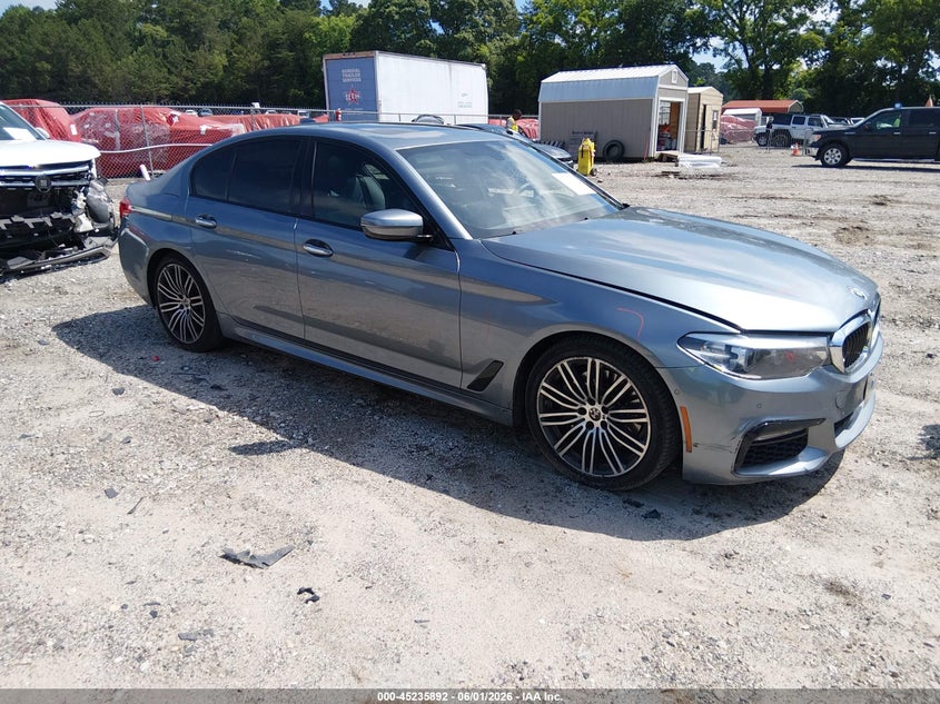 2017 BMW 5er VIN WBAJA5C37HG897046 IAAI salvage auction — SIDE, Salvage Title, sold $9,000 on 2026-07-17 (photo 1)