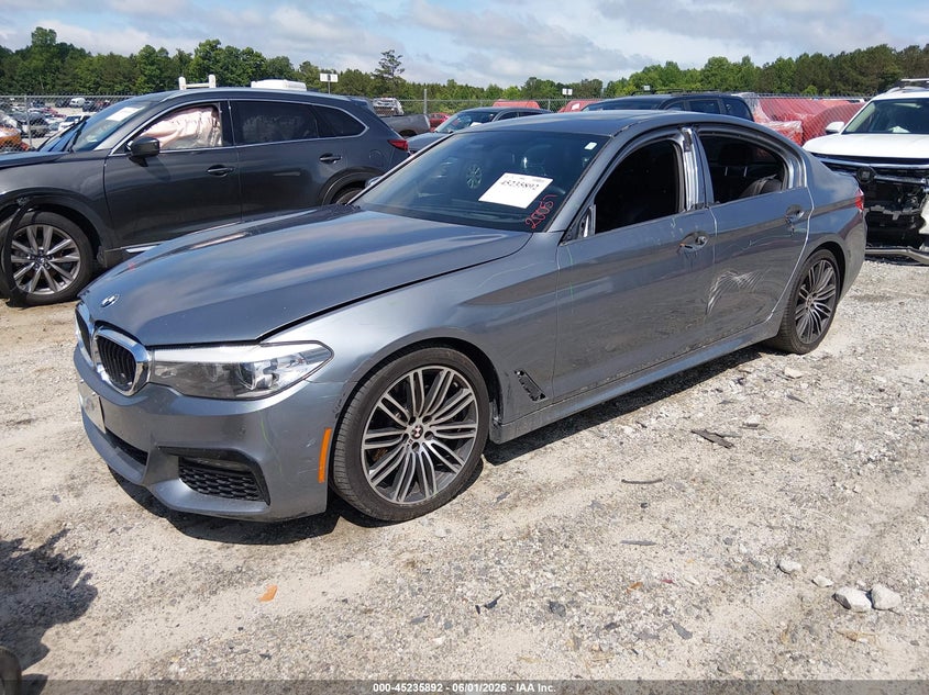 2017 BMW 5er VIN WBAJA5C37HG897046 IAAI salvage auction — SIDE, Salvage Title, sold $9,000 on 2026-07-17 (photo 2)